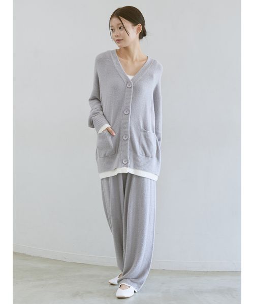 セール】レイヤードホットスムーズィーカーディガン（ルームウェア