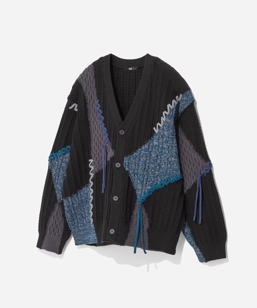 ハイショクステッチニットカーディガン(HARE)（カーディガン/ボレロ