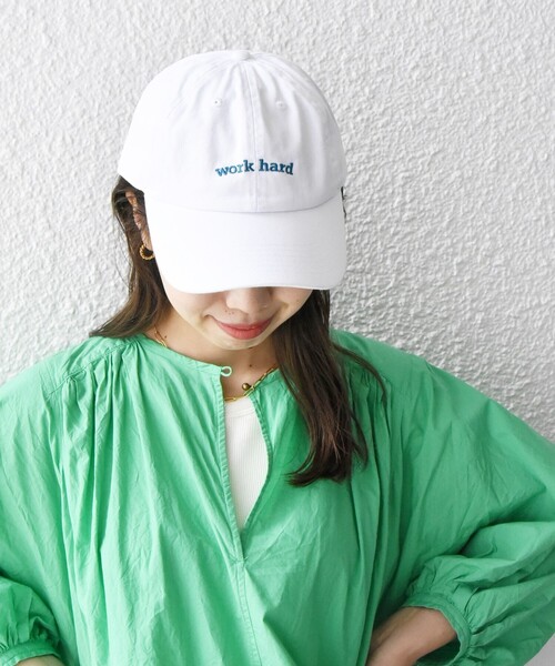 セール】newhattan: ロゴ 刺繍 キャップ（キャップ）｜newhattan