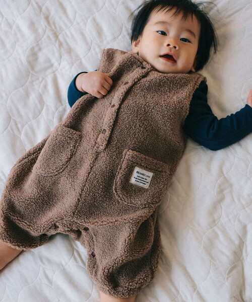 WEB限定】ベビー ボア オーバーオール 2025FW（70～80cm）（サロペット