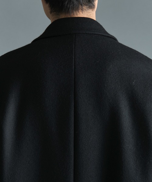 THE Cashmere wool ダブルチェスターコート/カシミヤ混/柔らかな肌触り