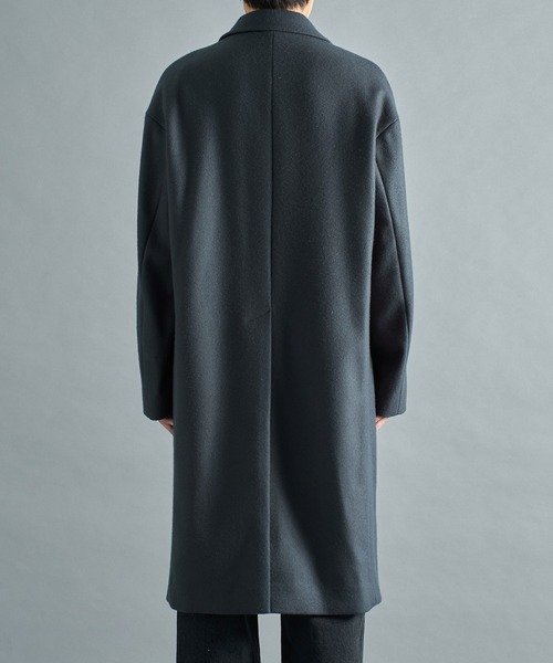 THE Cashmere wool ダブルチェスターコート/カシミヤ混/柔らかな肌触り