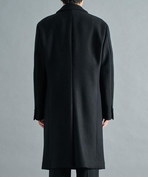 THE Cashmere wool チェスターコート/柔らかな肌触り/カシミヤ混