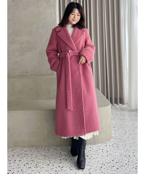 セール】シャギーロングチェスターコート（チェスターコート