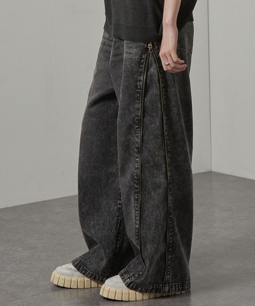 セール】【Alfred Alex】3WAYヴィンテージ加工ジップデザインバギー