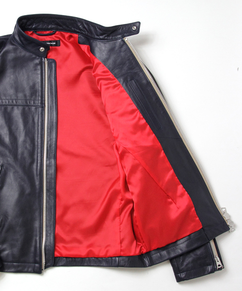 ゴートレザーシングルライダース（ライダースジャケット）｜JACKROSE