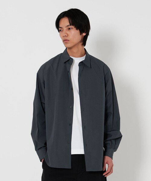 H＞ザ ユージュアル バルーンレギュラーカラーシャツ（シャツ/ブラウス