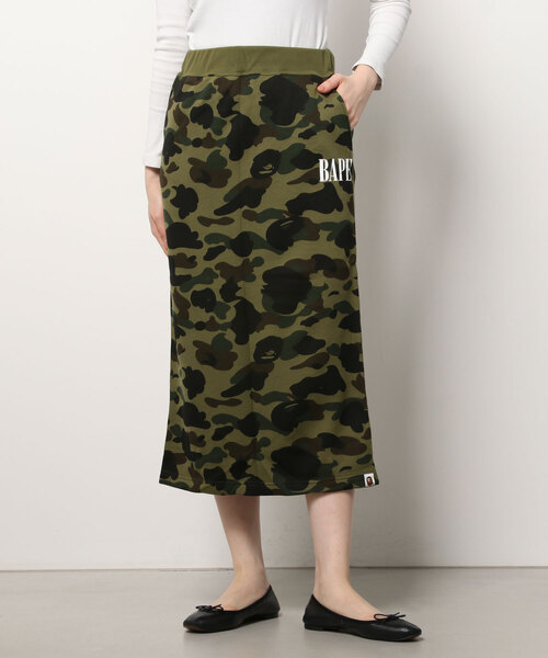 A BATHING APE（アベイシングエイプ）の「1ST CAMO LONG SKIRT L