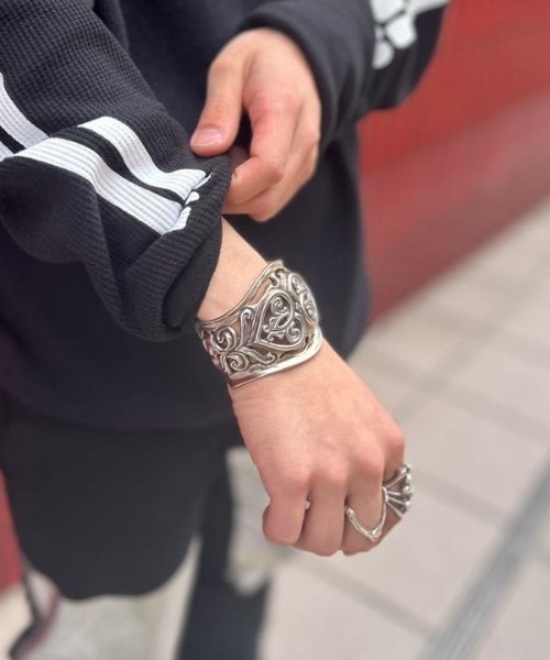 Bill Wall Leather / トライバルハート バングル BEAMS EXCLUSIVE