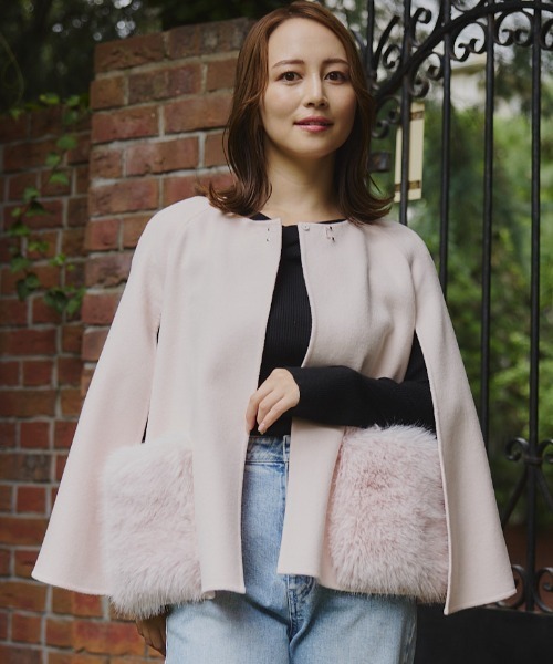 CELFORD（セルフォード）の「ファーポケットケープジャケット（その他