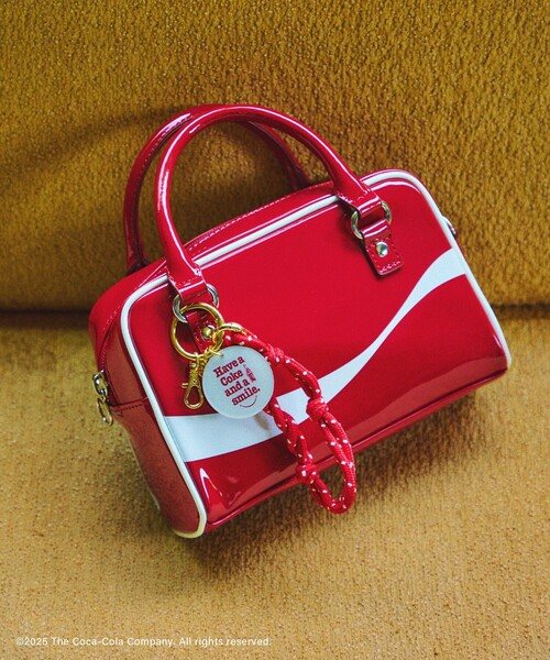 セール】【Coca-Cola】2WAYエナメルミニボストンバッグ（ボストン