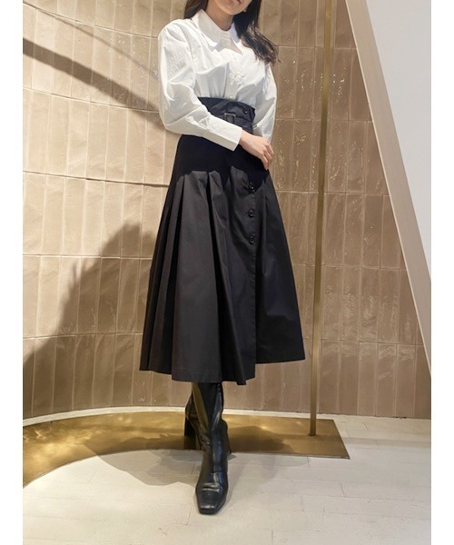 LILY BROWN（リリーブラウン）の「シャツドッキングワンピース