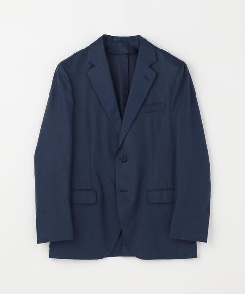 セール】Super130'sウールシルク 2ボタンテーラードジャケット ZEGNA