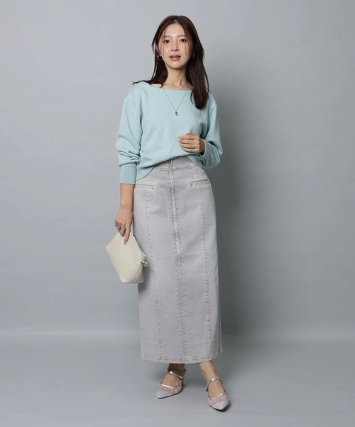 デニムタイトスカート（スカート）｜Apuweiser-riche（アプワイザー