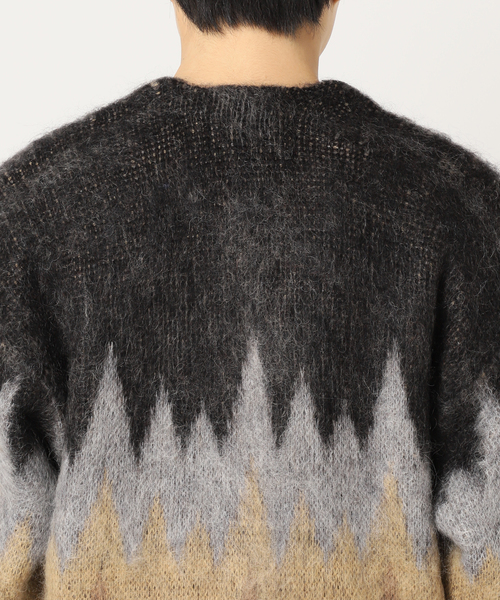 セール】J.S.Homestead / Stead モヘアミックス ジグザグカーディガン