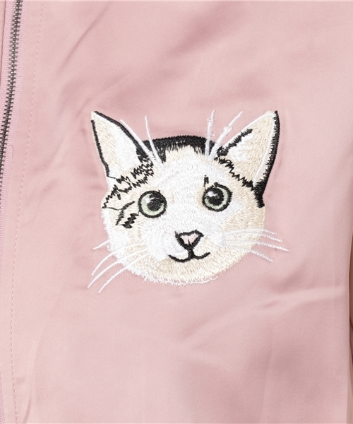 セール】【WEB限定】猫刺繍スカジャン（スカジャン）｜archives