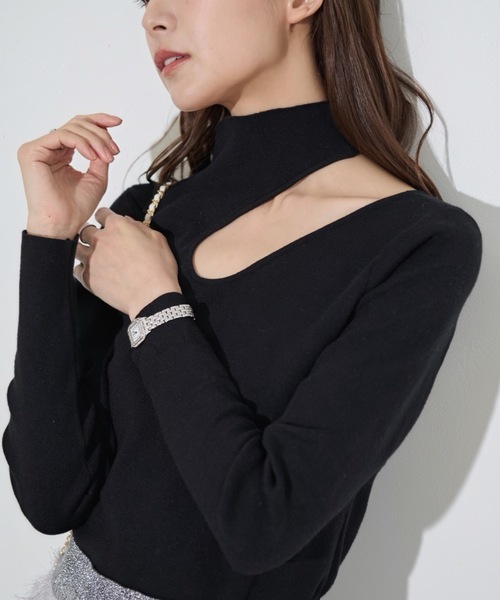 デコルテカットトップス（ニット/セーター）｜MOCOA'S（モコアズ）の