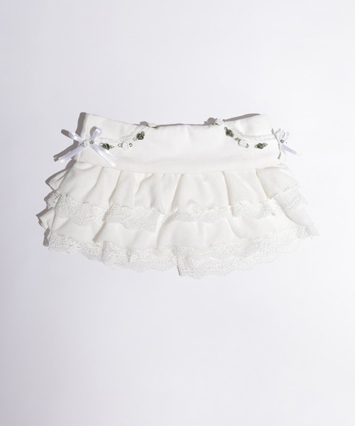 SCULPTOR（スカルプター）の「Rose Terry Ruffle Skort/ローズテリー