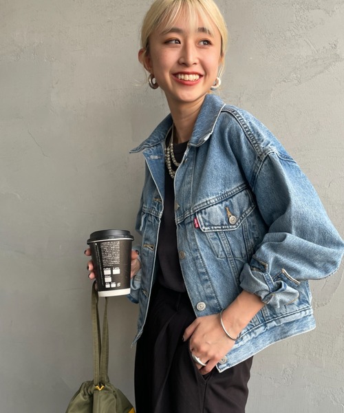 LEVI'S/リーバイス] SHRUNKEN 90'S ショート丈トラッカーデニム