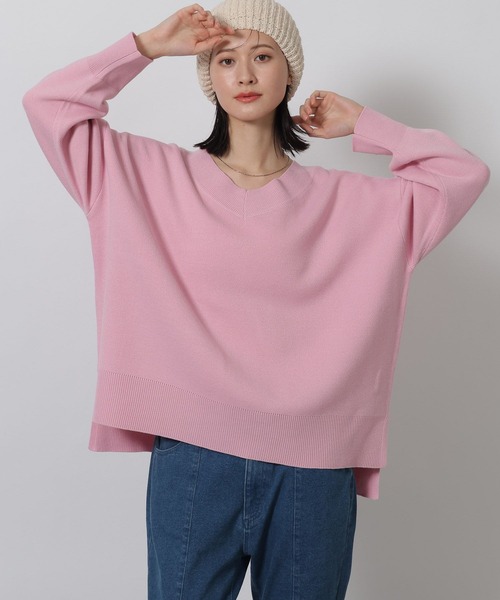 LAKOLE（ラコレ）の「Vネックニットプルオーバー / 581266（ニット