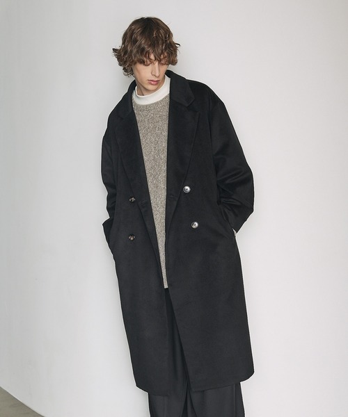 セール】ビーバーメルトンロングチェスターコート（チェスターコート
