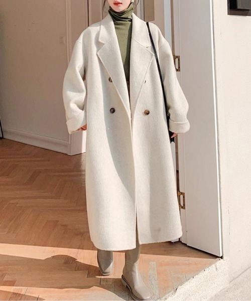 ダブルブレストロングコート（チェスターコート）｜CHUL（チュル）の