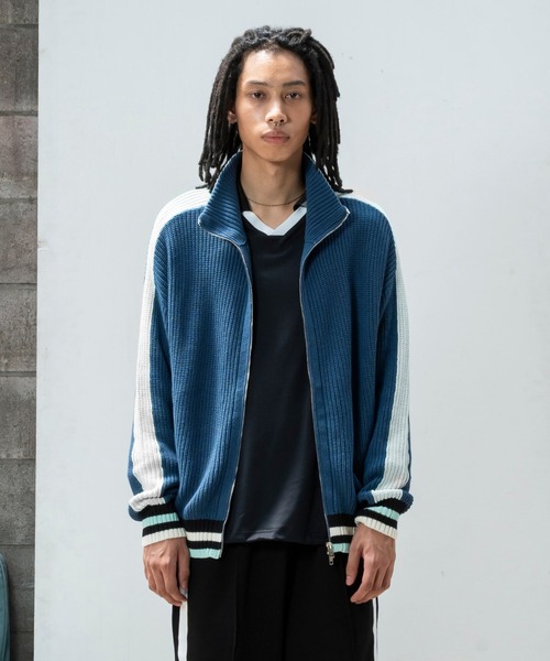 セール】drivers line knit / ドライバーズニット（ニット/セーター