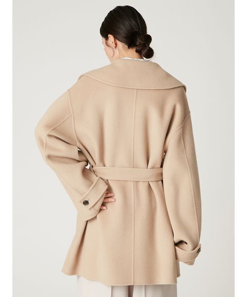 FRAY I.D（フレイアイディー）の「ウールリバーミドルAラインコート