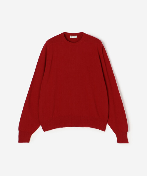 セール】Glenmac | 〈別注〉ジーロンラム クルーネックサドルニット