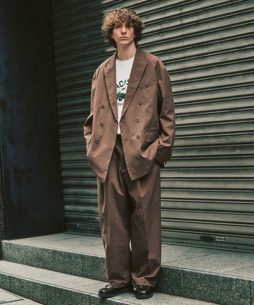 Pサッカーダブルワイドセットアップ ”ジャケット1点+パンツ1点” の2点