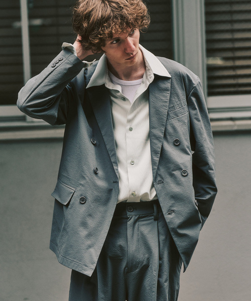 Pサッカーダブルワイドセットアップ ”ジャケット1点+パンツ1点” の2点