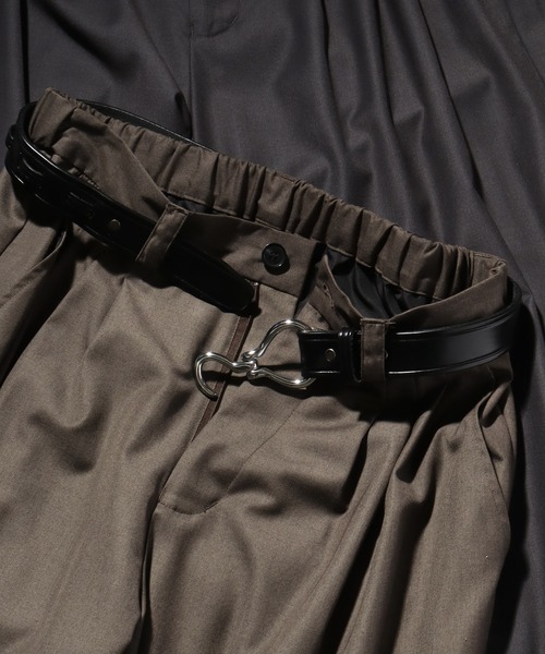 TORY LEATHER/トリーレザー】Nickel Hoof Pick Buckle Belt/ニッケル