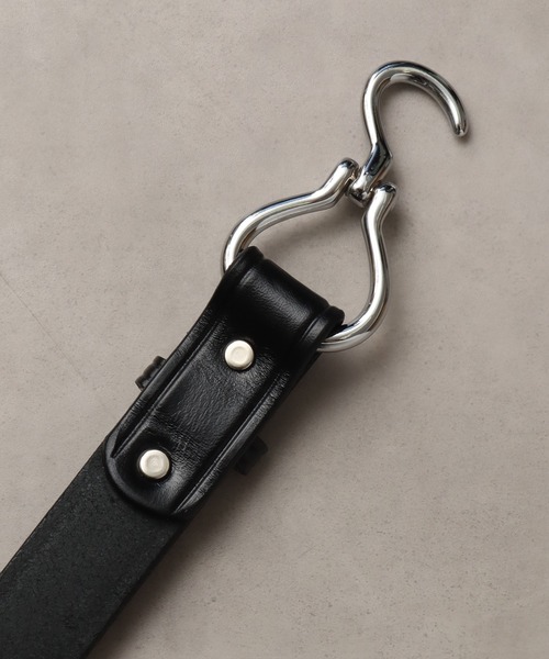 TORY LEATHER/トリーレザー】Nickel Hoof Pick Buckle Belt/ニッケル
