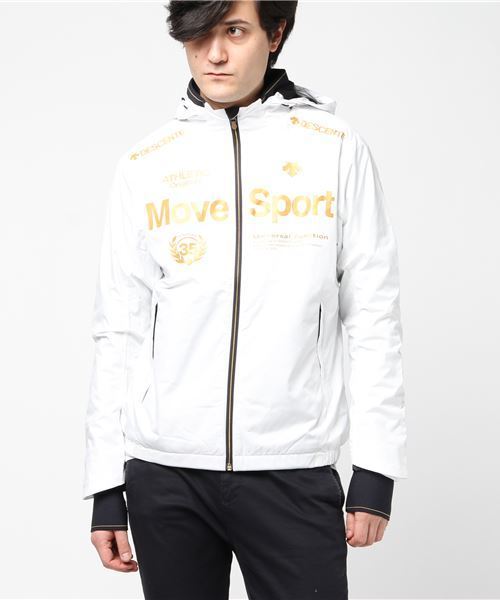 DESCENTE（デサント）の「ウインドジャケット EKS+THERMO フーデッド