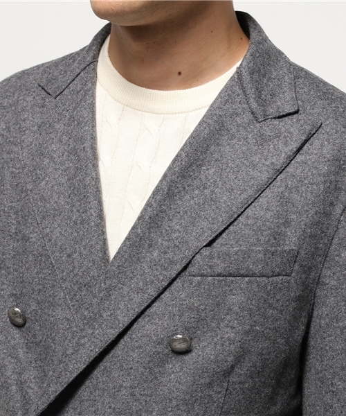 eleventy（イレブンティ）の「eleventy ウールダブルジャケット