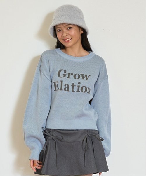 セール】【GOODPRICE】ジャガードクロップドニット（ニット/セーター