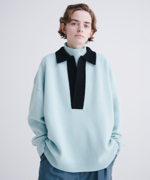 CULLNI（クルニ）の「23-AW-041 Wool Cashmere Skipper Knit（ニット