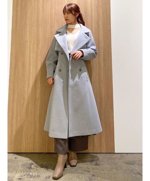 dazzlin（ダズリン）の「【WEB限定カラーあり】2WAYカラーレディコート