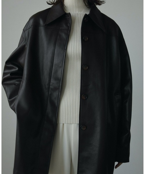 anuke（アンヌーク）の「Ecoleather Over Jacket（テーラード