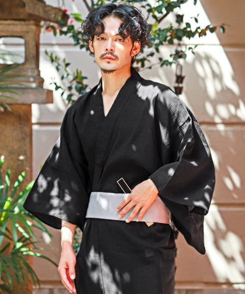 セール】雅 浴衣 4点セット 帯 下駄 扇子 メンズ浴衣（浴衣