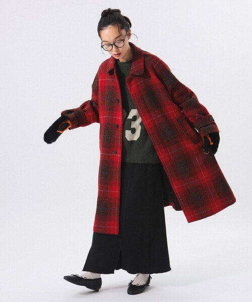 BEAMS BOY（ビームスボーイ）の「ハリスツイード バルマカーン コート