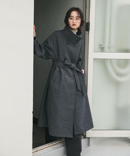 セール】スタンドカラーロングコート（その他アウター）｜SENSE OF