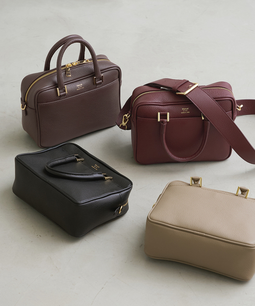 追加》Manuel MILANO/マニュエルミラノ 別注 レザーバッグ MIDI