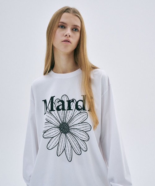 UNISEX TSHIRT LONG SLEEVE FLOWERMARDI / ユニセックス Tシャツ