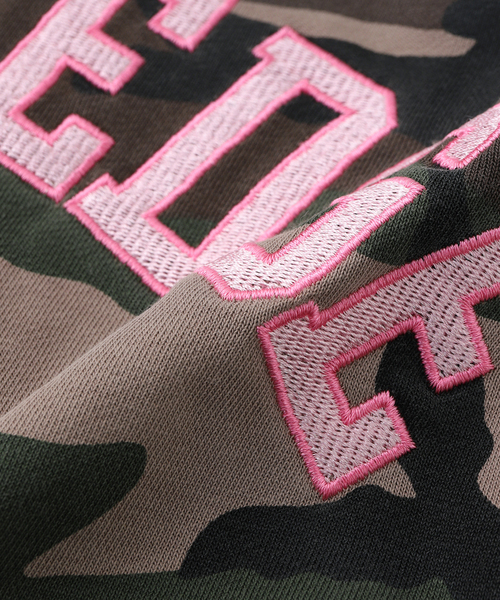 WOKE EDGE / ウォークエッジ SPLAYED CAMO ZIP HOODIE（パーカー