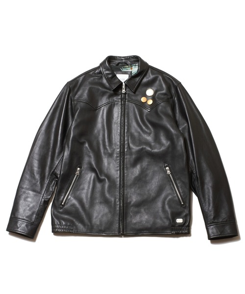CRIMIE（クライミー）の「LAMB LEATHER WESTERN JACKET x cherry chill
