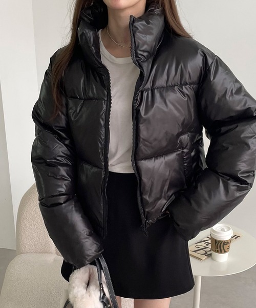 セール】ダブルジップ中綿ダウンジャケット【ナイロン/タフタ