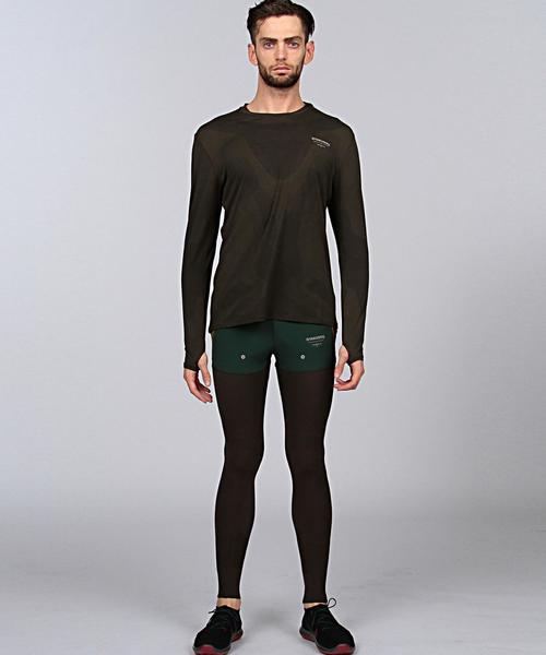 UNDERCOVER ギャクソウ Nike ロングタイツ ブラック/オレンジ