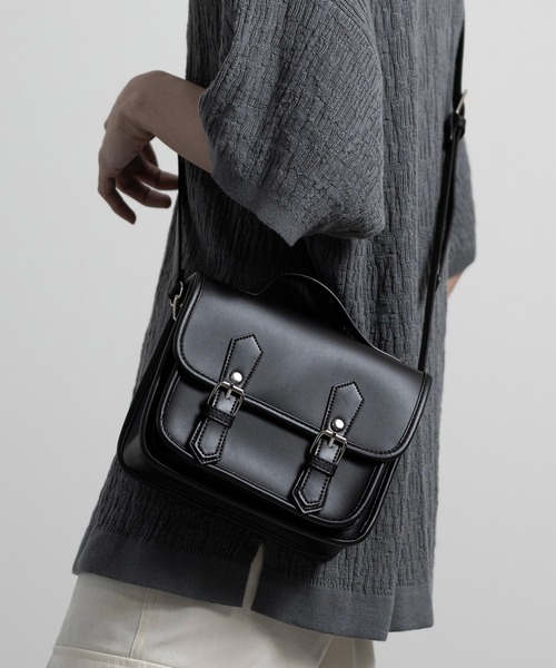 セール】【MASAKI ×DEVICEコラボ】Rename フェイクレザー サッチェル