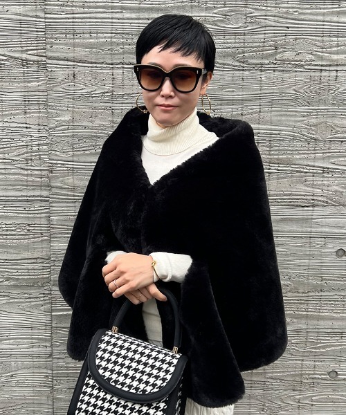 JENNE（ジェンヌ）の「リッチボリューム ファーケープ（その他アウター